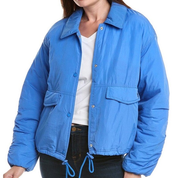 FP Movement by Free People Jackets & Blazers - Free People Movement | Off The Bleachers Coaches Jacket In Blue Size: Large